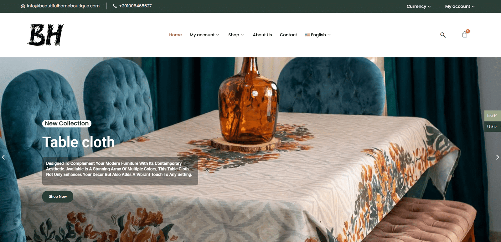 1 Beautiful Home Boutique – Full Online Store in Just 3 Days 🚀!