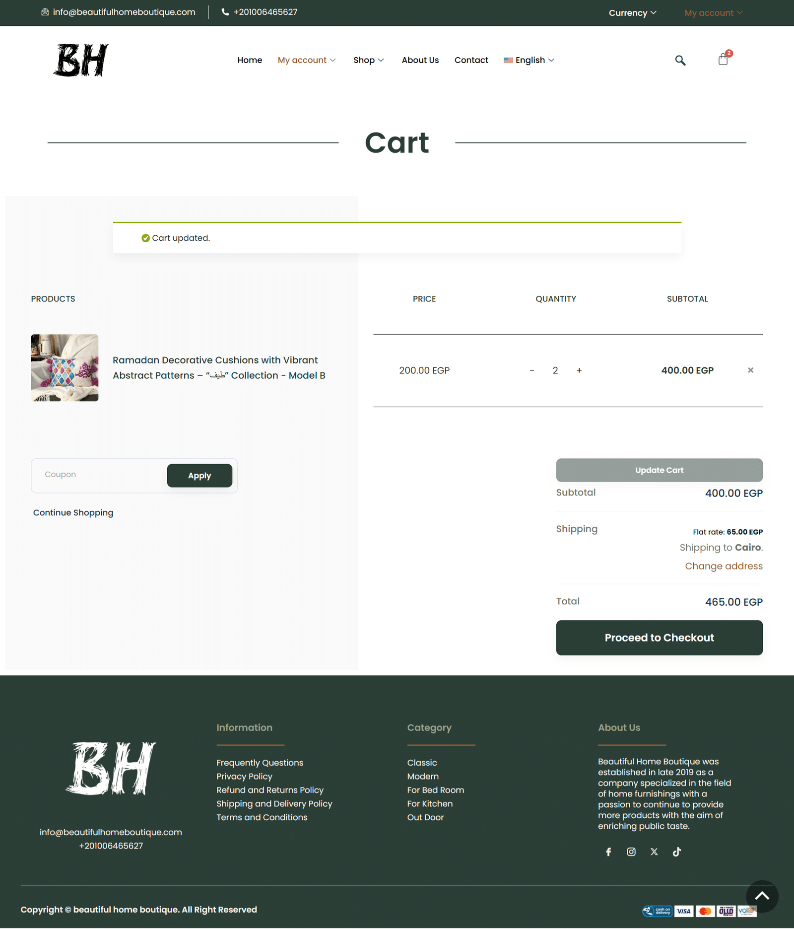 7 Beautiful Home Boutique – Full Online Store in Just 3 Days 🚀!