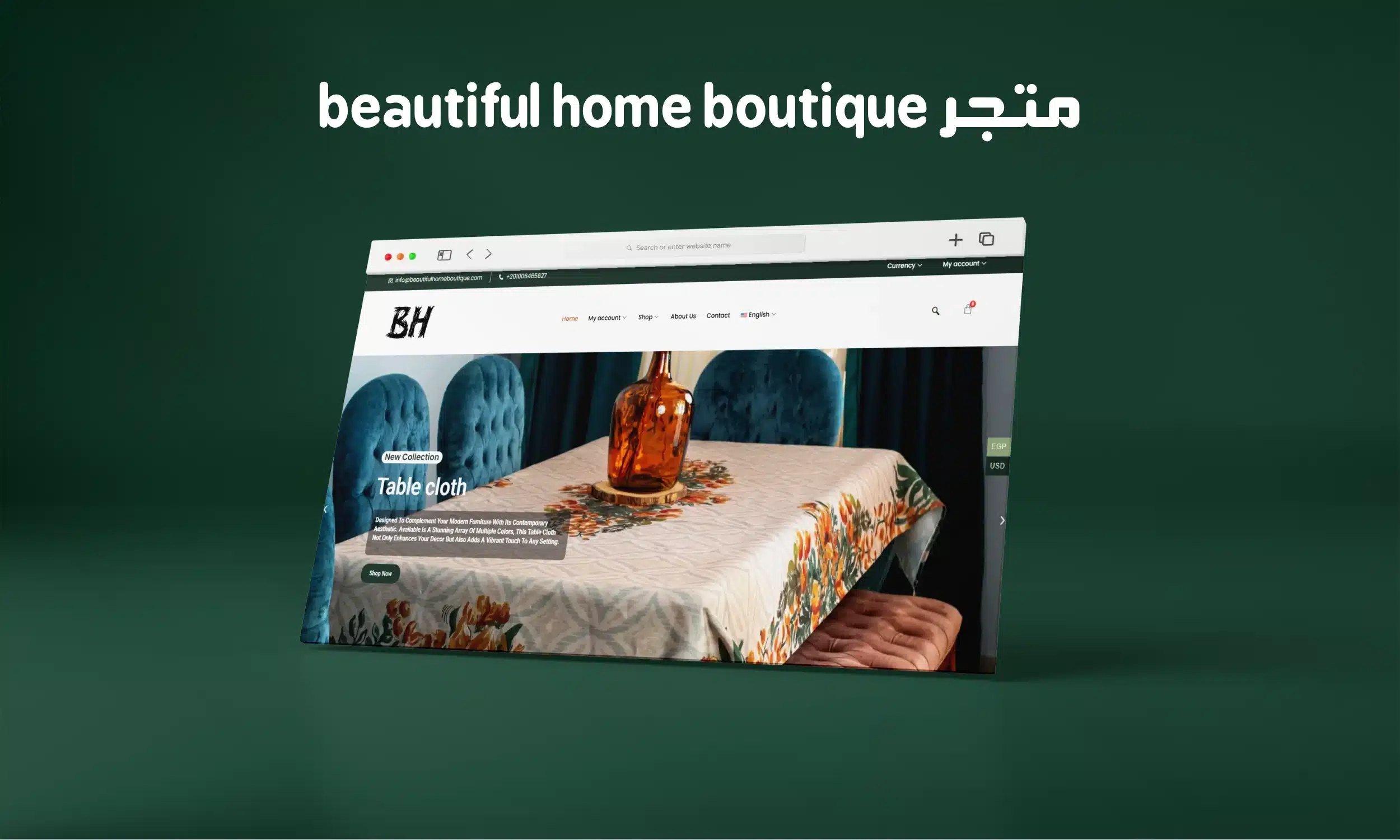 Beautiful Home Boutique – Full Online Store in Just 3 Days 🚀!